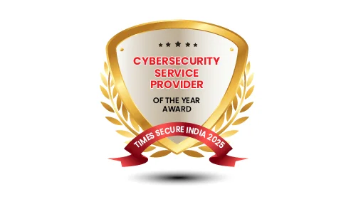 Cybersecurity Service Provider of The Year Award by Times Secure India 2025