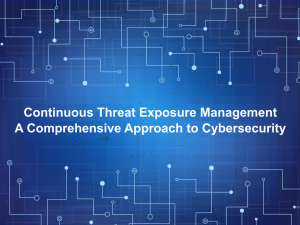 Email 1 - Continuous Threat Exposure Management A Comprehensive Approach