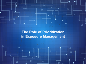 Email 3 - The Role of Prioritization in Exposure Management